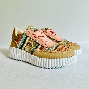 NWOB LA STRADA MULTICOLOR KNITTED FASHION SNEAKERS